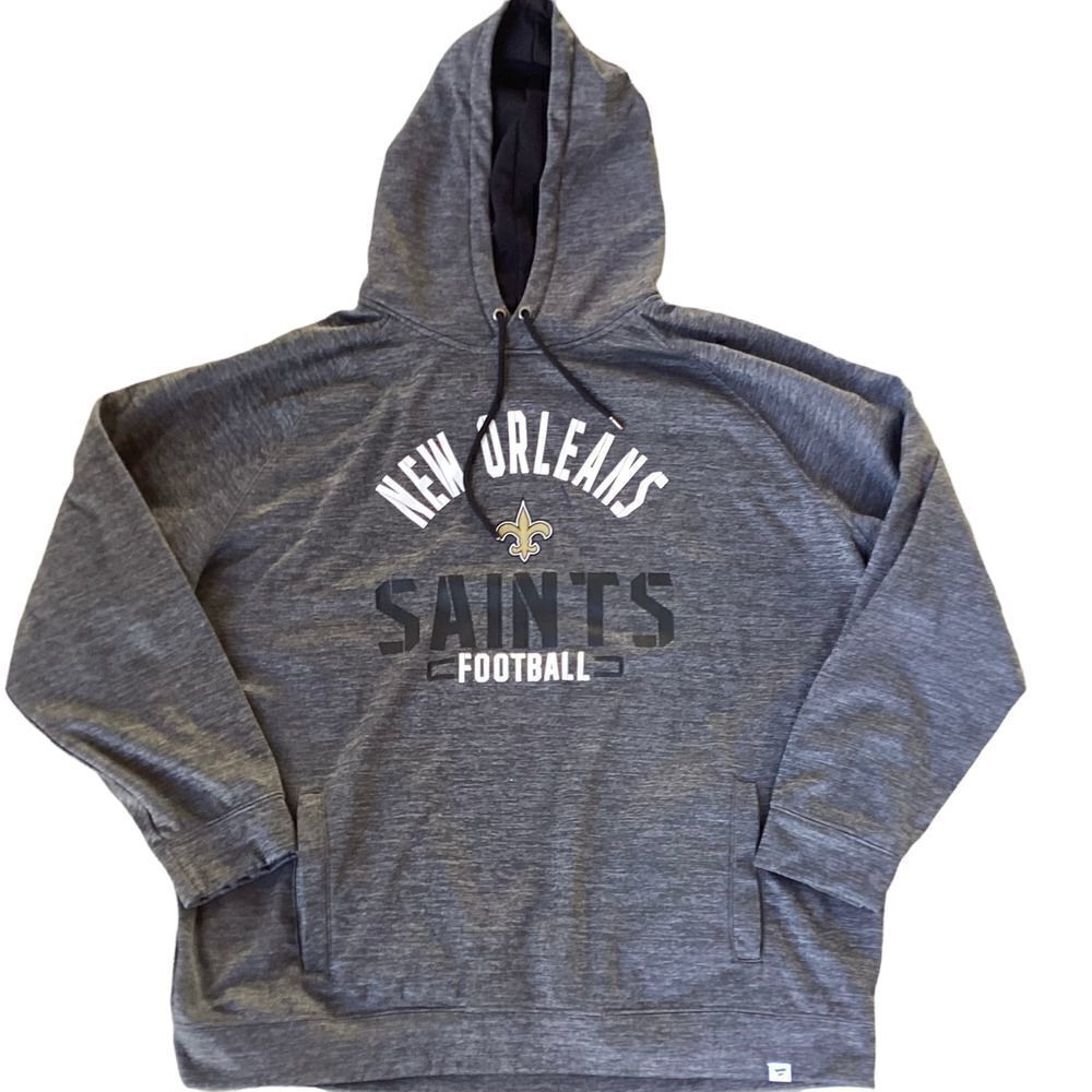 ‎New Orleans Saints Hoodie Pro Line Fanatics Gray Sz 4XB